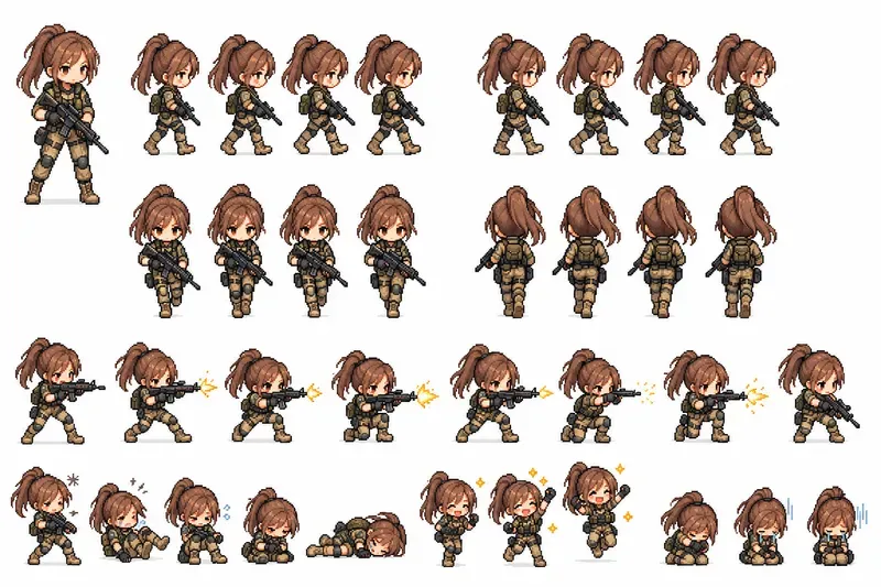Pixel Art RPG Sprite Sheets