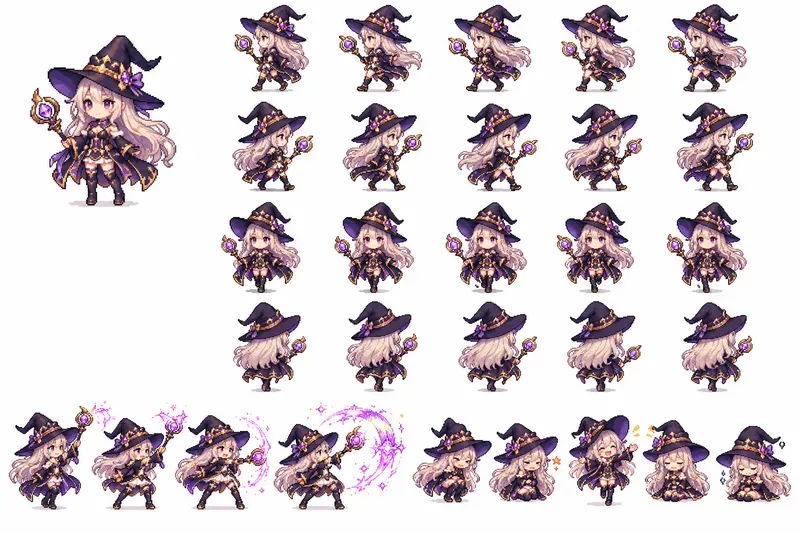 Pixel Art RPG Sprite Sheets