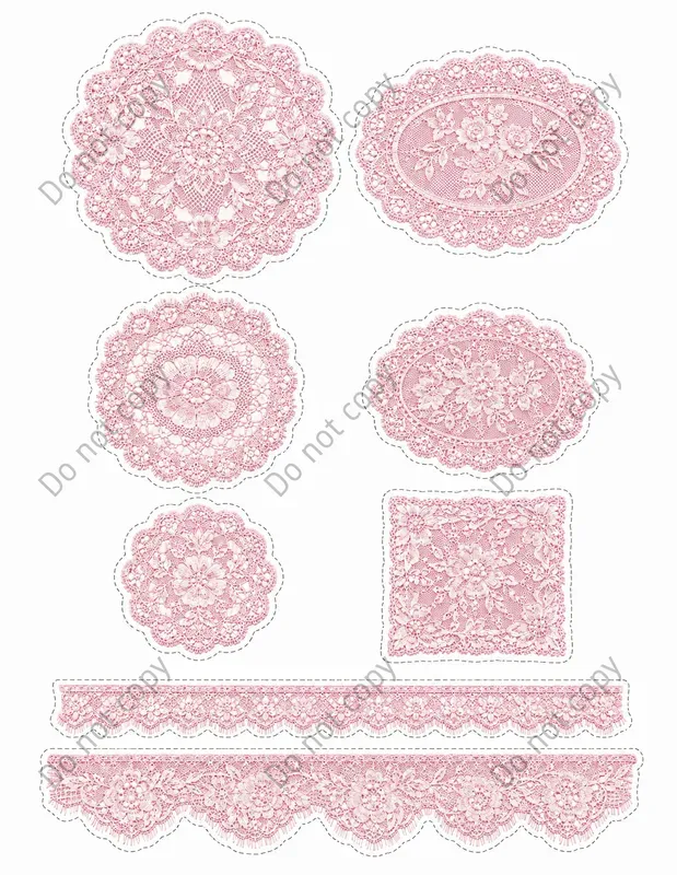 Lace Doily Overlay Sheets