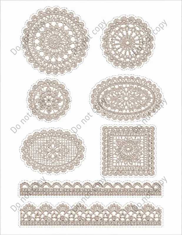 Lace Doily Overlay Sheets