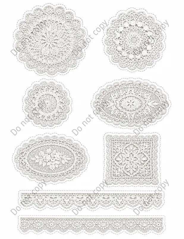 Lace Doily Overlay Sheets