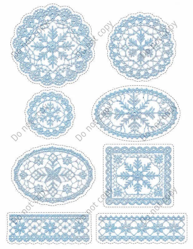 Lace Doily Overlay Sheets
