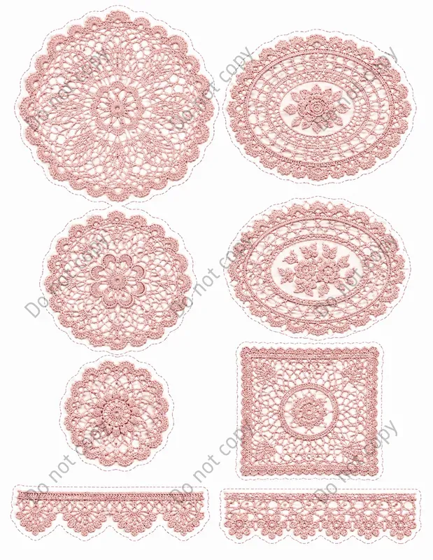 Lace Doily Overlay Sheets