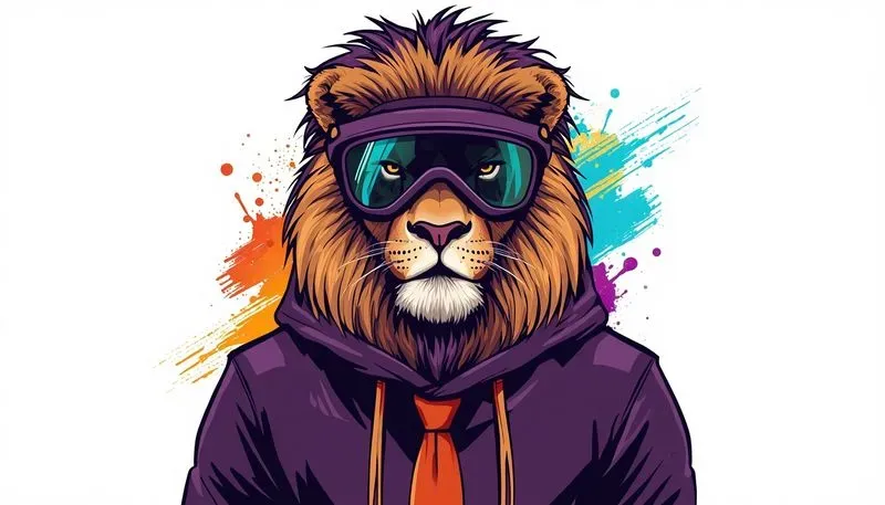 Cyberpunk Streetwear Animals Pop Art