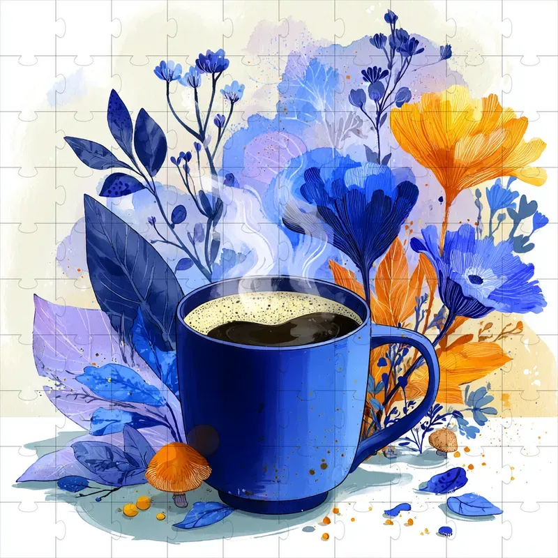 Gouache Cobalt Marigold Dream Art
