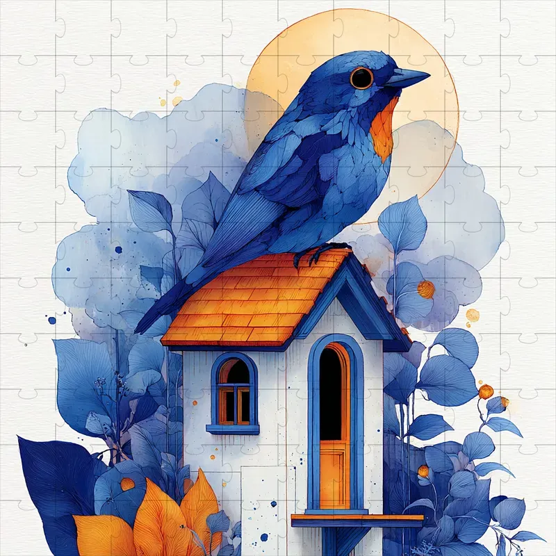 Gouache Cobalt Marigold Dream Art