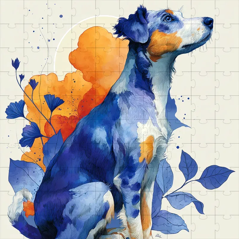 Gouache Cobalt Marigold Dream Art