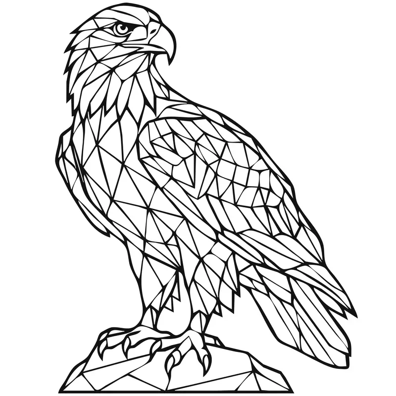 Lowpoly Animal Art Kdp Coloring Books