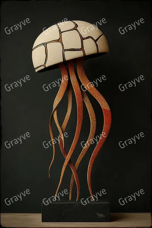 Surreal Porcelain Gold Kintsugi Art