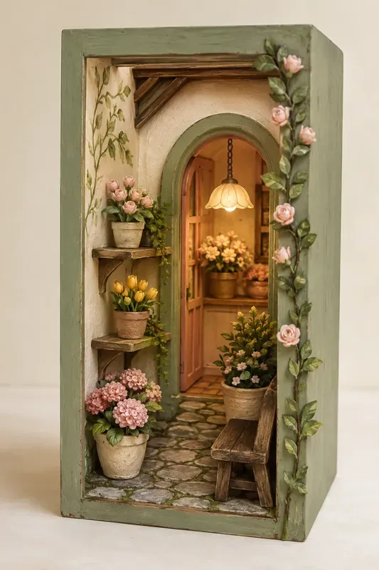 Handmade Miniature Book Nooks
