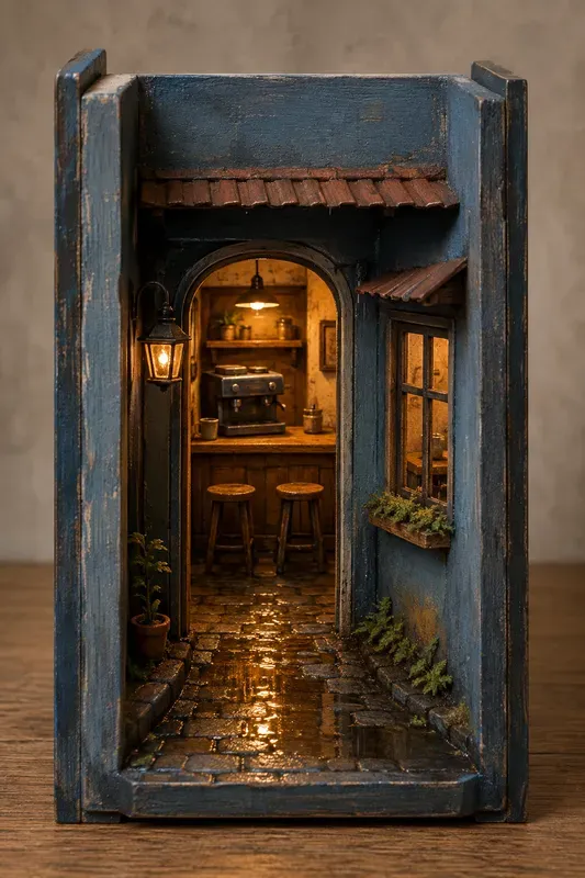 Handmade Miniature Book Nooks