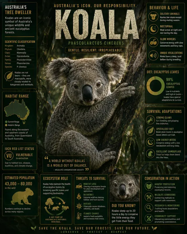 Cinematic Wildlife Infographics