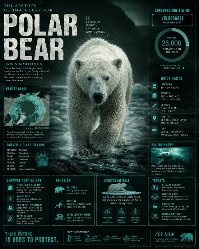 Cinematic Wildlife Infographics