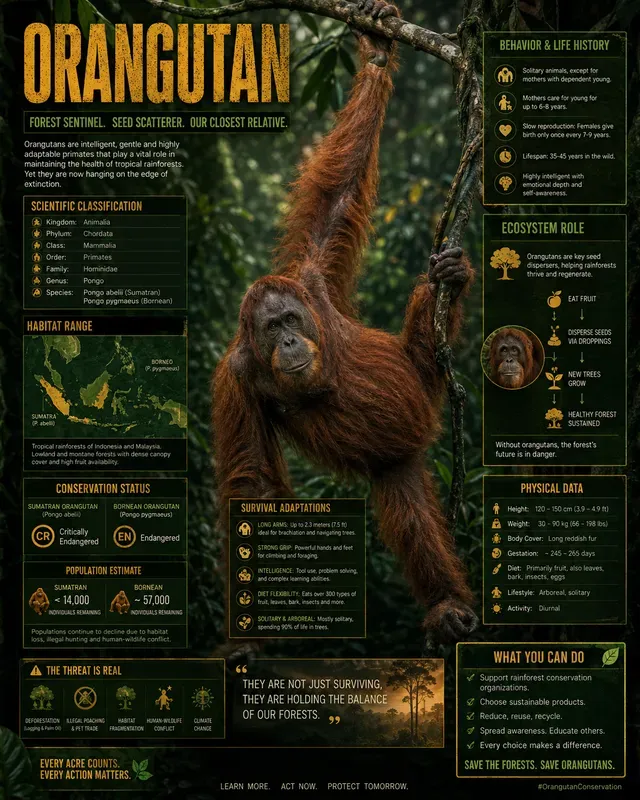Cinematic Wildlife Infographics