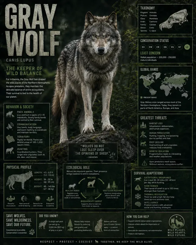 Cinematic Wildlife Infographics
