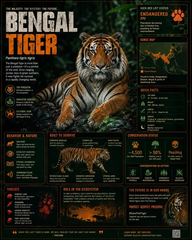 Cinematic Wildlife Infographics