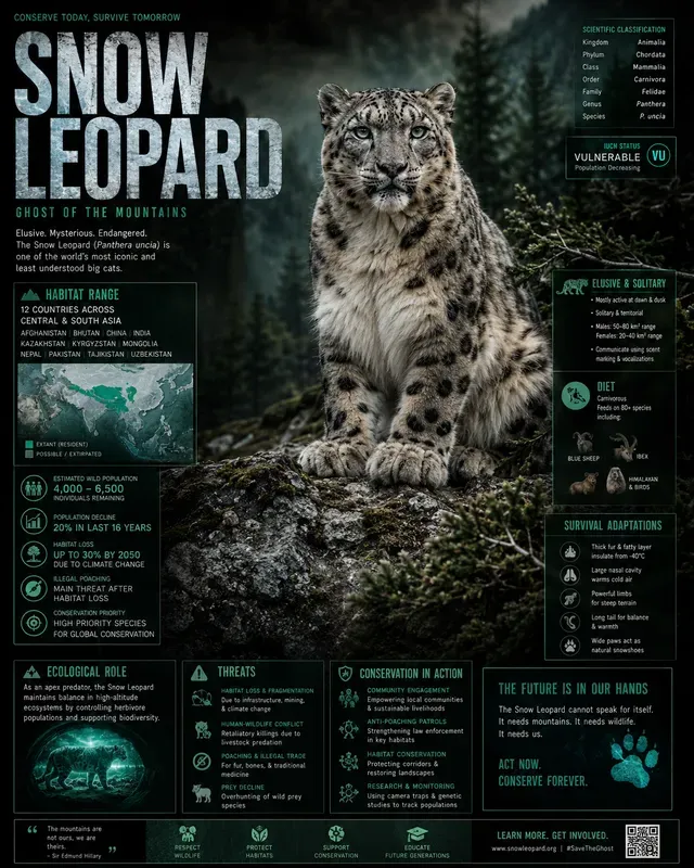 Cinematic Wildlife Infographics