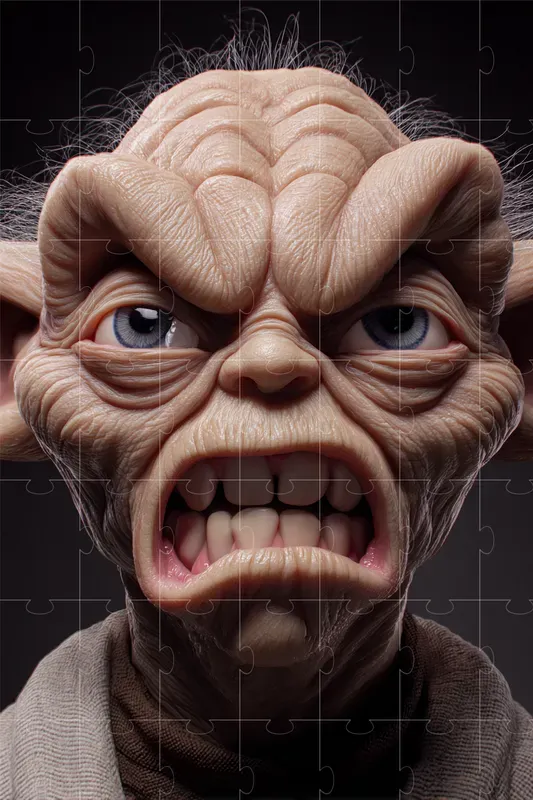 Exaggerated Dual Expression Portraits