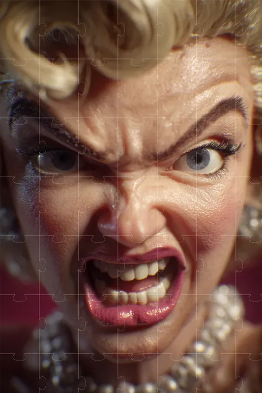 Exaggerated Dual Expression Portraits