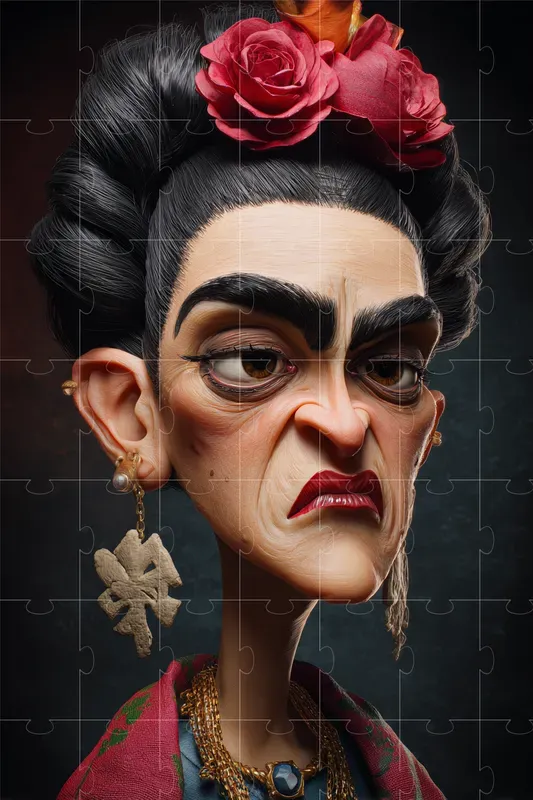 Exaggerated Dual Expression Portraits
