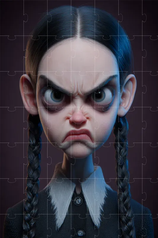 Exaggerated Dual Expression Portraits