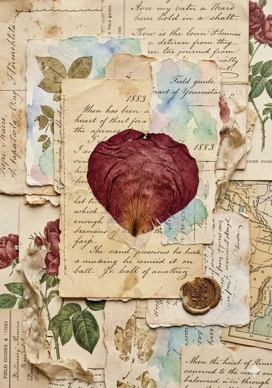 Vintage Ephemera Mixed Media Journals