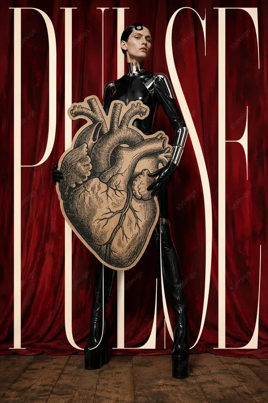 Surreal Cutout Fashion Poster Style