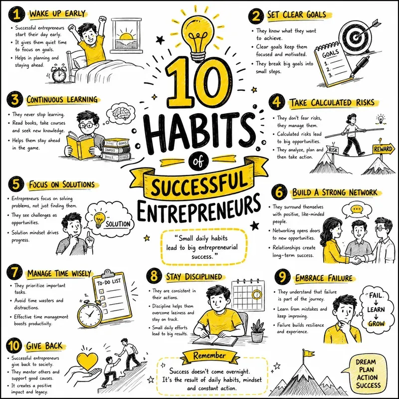 Handdrawn Sketchnote Info Poster Packs