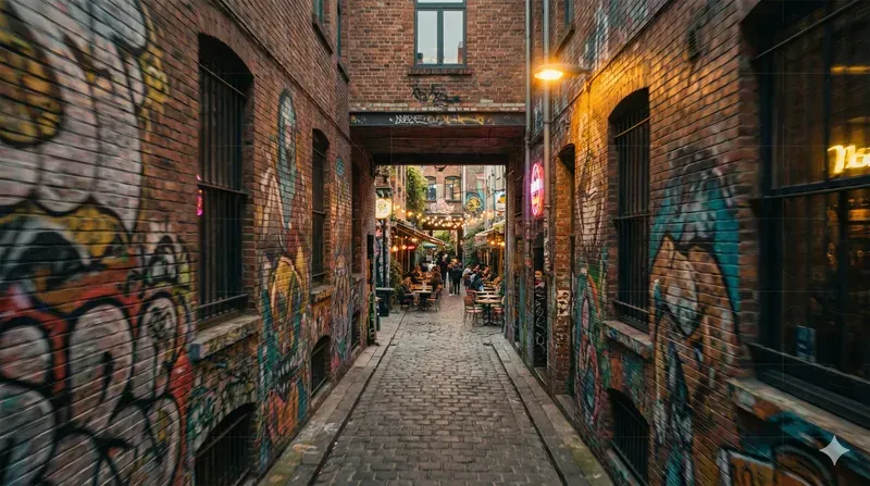 Cinematic Urban Street Art Scenes