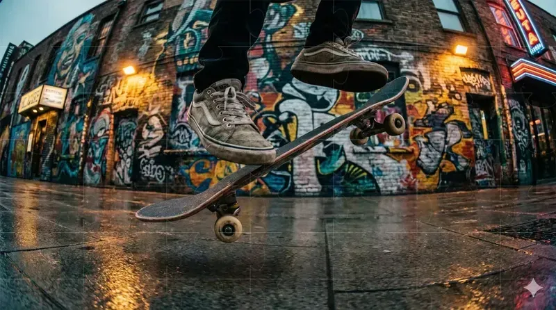 Cinematic Urban Street Art Scenes