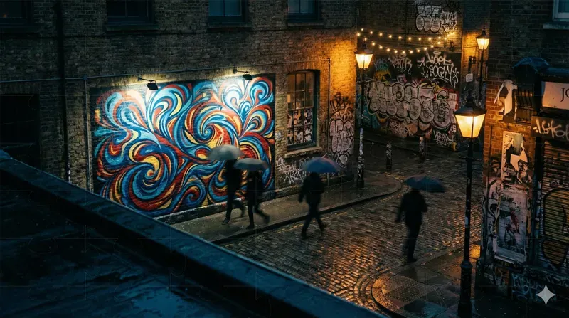 Cinematic Urban Street Art Scenes