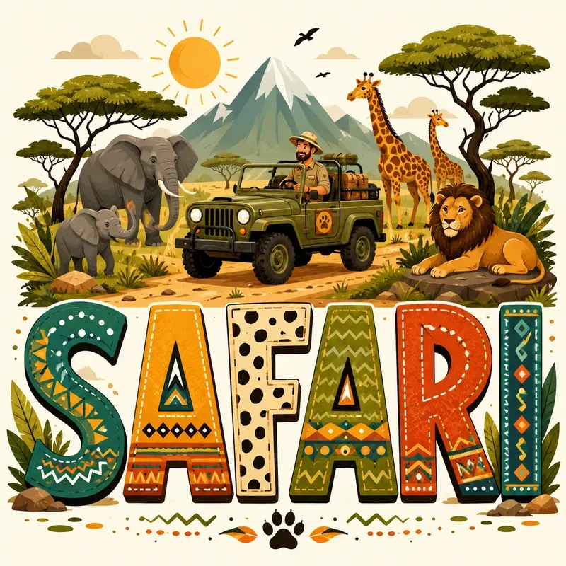 Playful Landmark Typography Packs