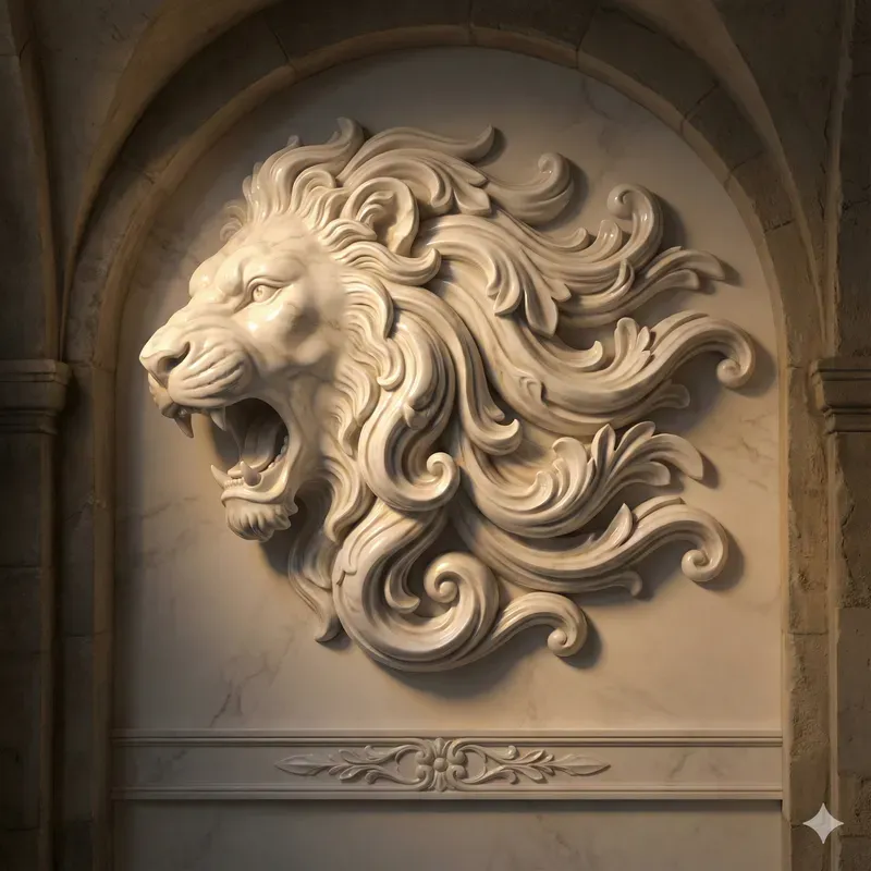 3D White Relief Sculpture Generators