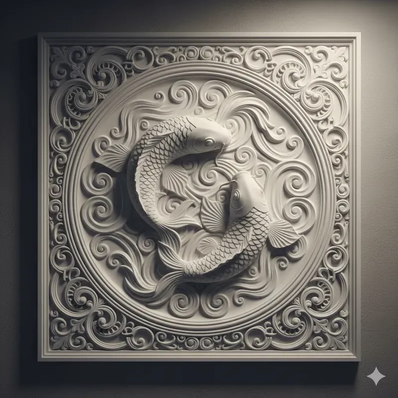 3D White Relief Sculpture Generators