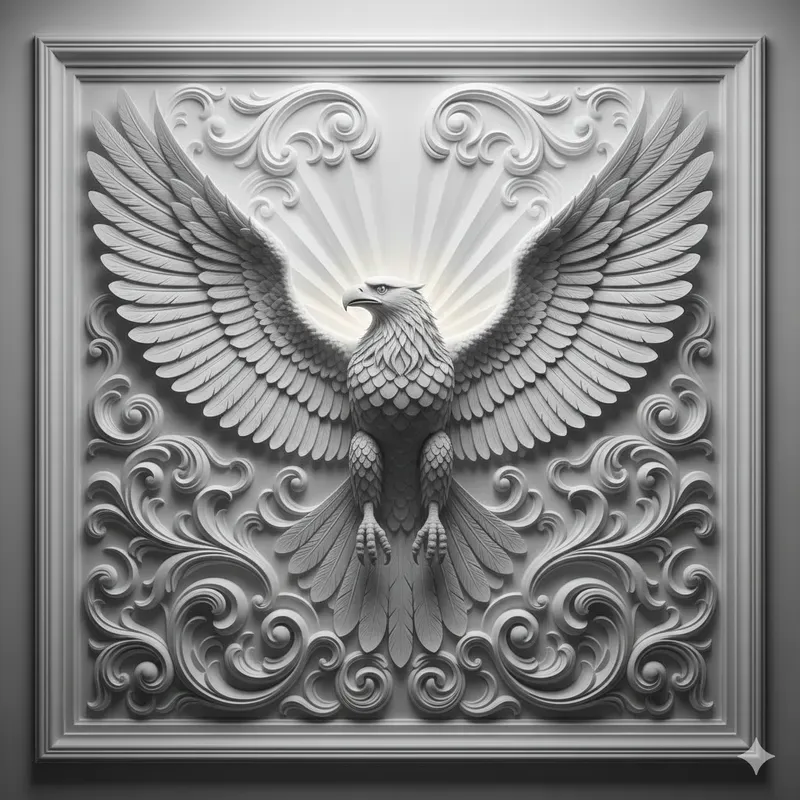 3D White Relief Sculpture Generators