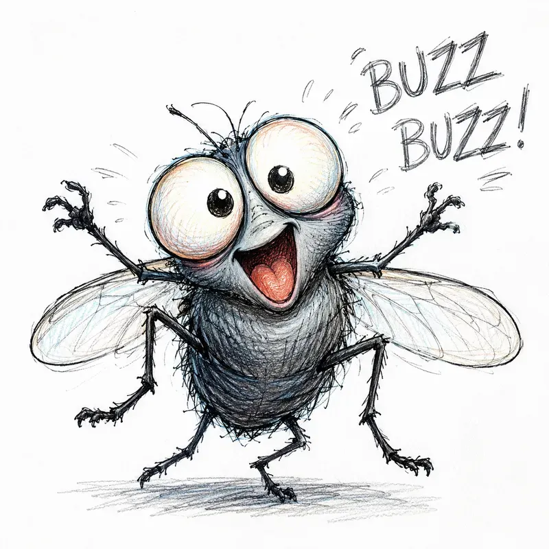 Funny Bug Sketches