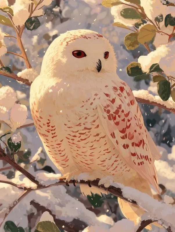 Snowday Animals Digital Art