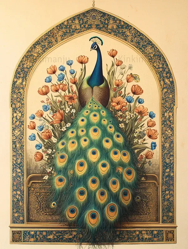 Persian Miniature Birds Mj