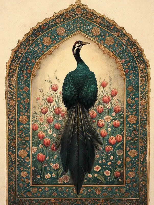 Persian Miniature Birds Mj