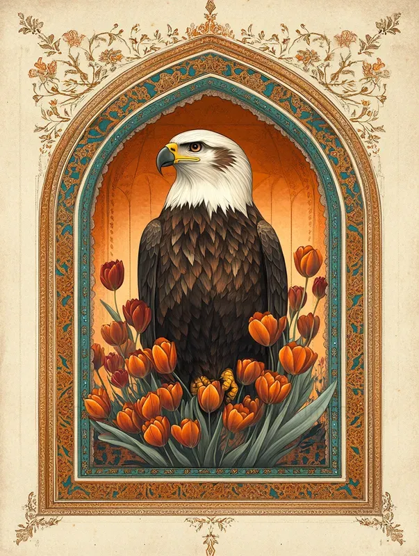 Persian Miniature Birds Mj
