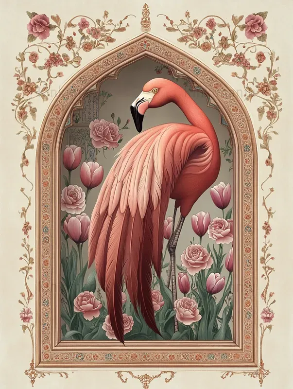 Persian Miniature Birds Mj