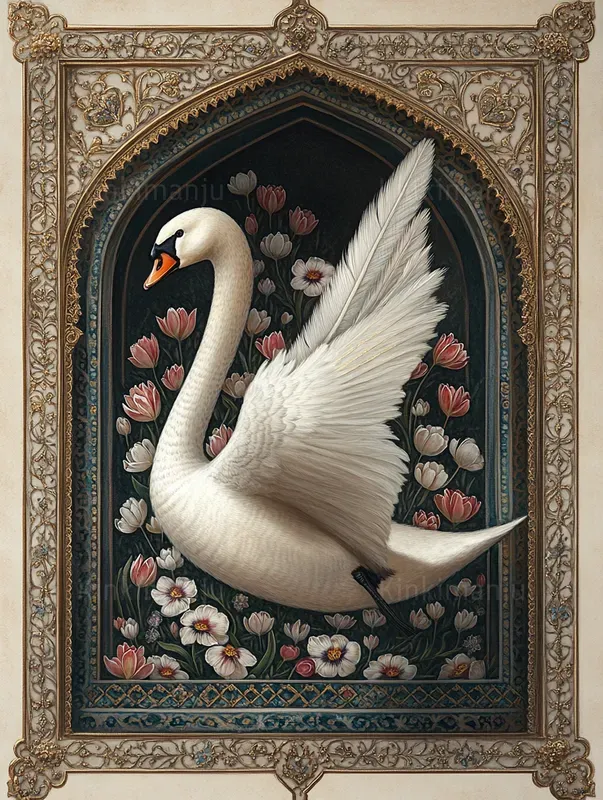 Persian Miniature Birds Mj