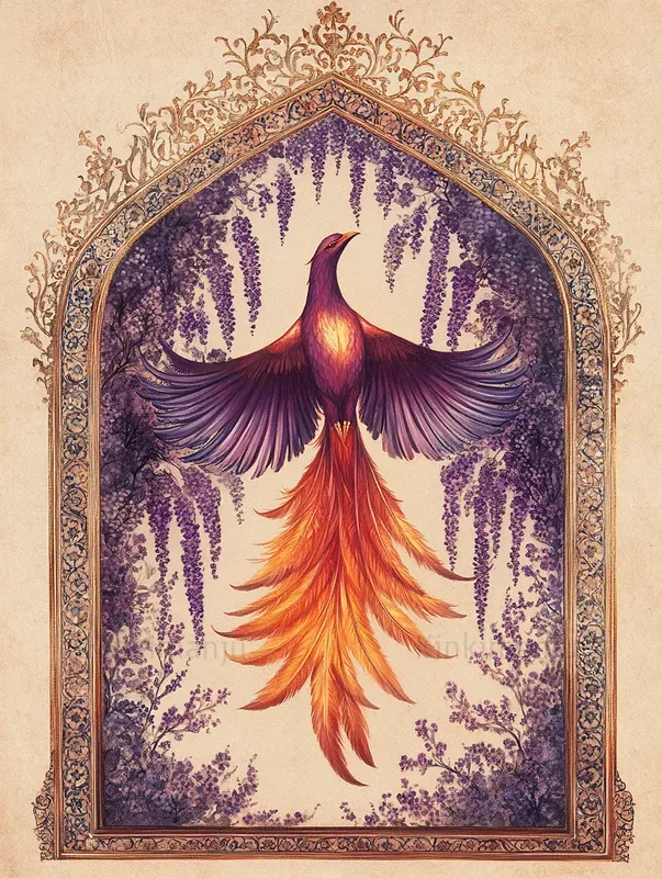 Persian Miniature Birds Mj