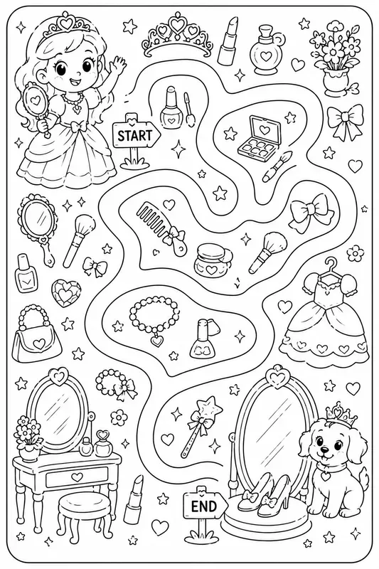 Maze Adventure Scenes