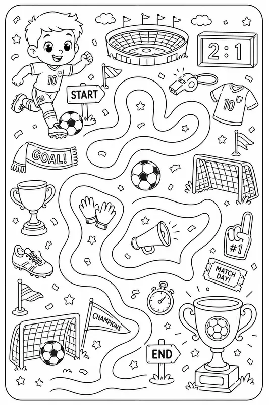 Maze Adventure Scenes