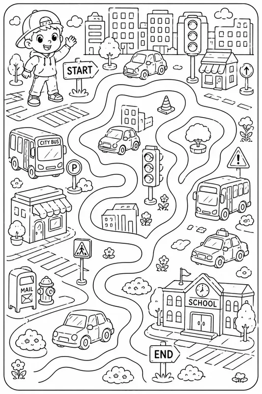 Maze Adventure Scenes