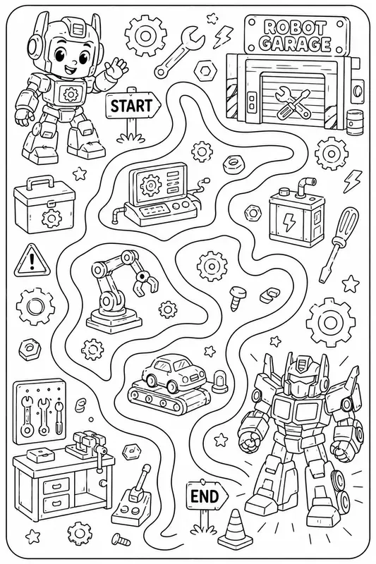 Maze Adventure Scenes