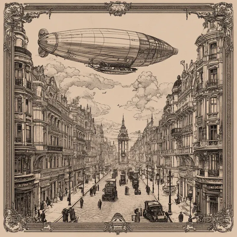 Vintage Engraving Art