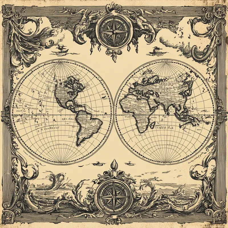 Vintage Engraving Art
