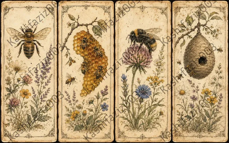 Vintage Natural History Specimen Panels
